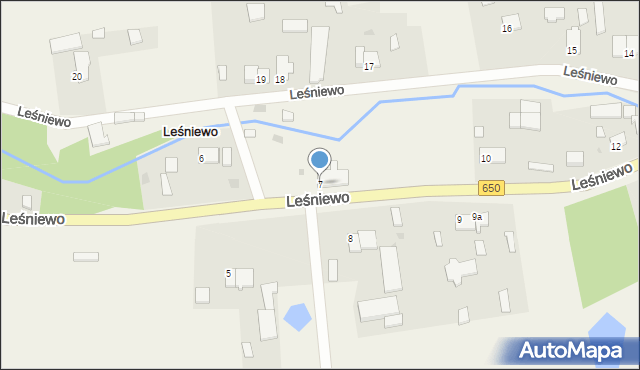 Leśniewo, Leśniewo, 7, mapa Leśniewo