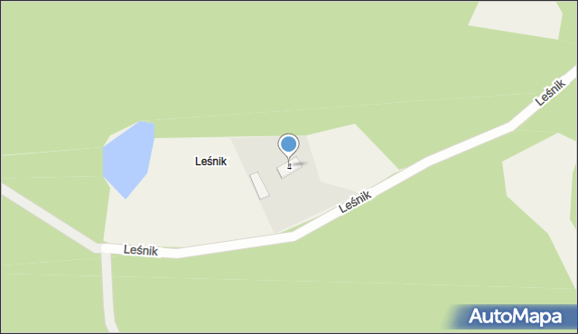 Leśnik, Leśnik, 4, mapa Leśnik