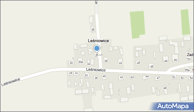 Leśniowice, Leśniowice, 37, mapa Leśniowice