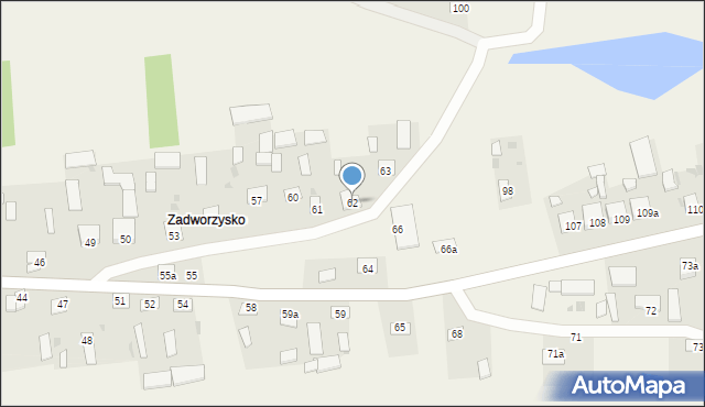 Leśniowice, Leśniowice, 62, mapa Leśniowice