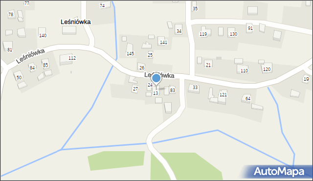 Leśniówka, Leśniówka, 131, mapa Leśniówka