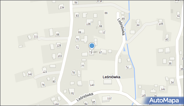 Leśniówka, Leśniówka, 78, mapa Leśniówka