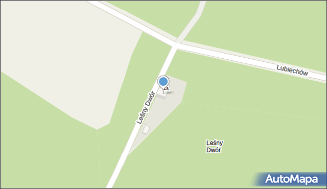 Leśny Dwór, Leśny Dwór, 1b, mapa Leśny Dwór