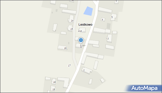 Lestkowo, Lestkowo, 21, mapa Lestkowo