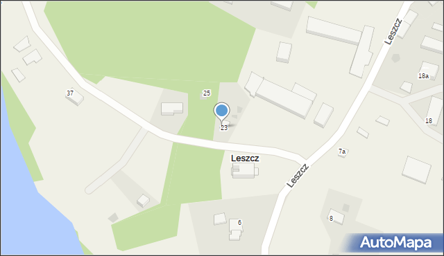 Leszcz, Leszcz, 7b, mapa Leszcz