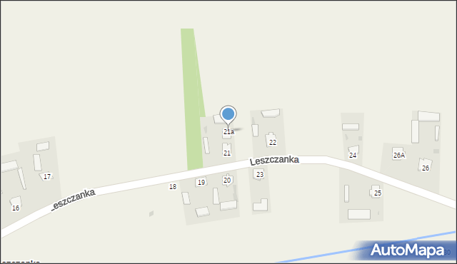 Leszczanka, Leszczanka, 21a, mapa Leszczanka