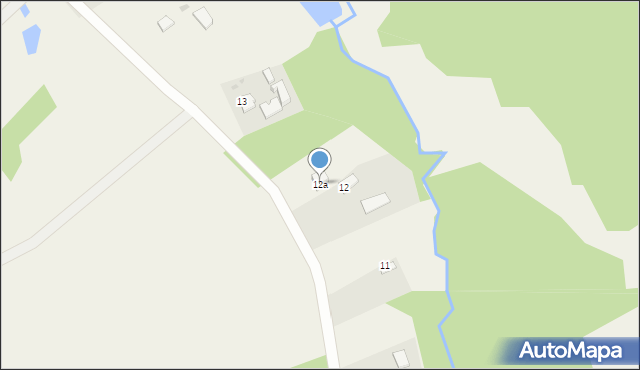 Leszczawa Górna, Leszczawa Górna, 12a, mapa Leszczawa Górna
