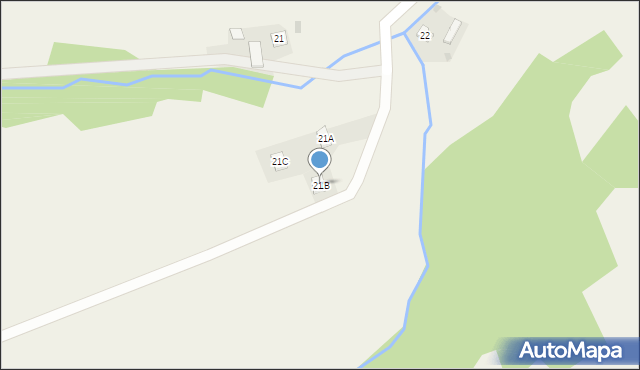 Leszczawka, Leszczawka, 21B, mapa Leszczawka