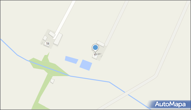 Leszcze, Leszcze, 57, mapa Leszcze