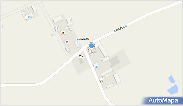 Leszcze, Leszcze, 37, mapa Leszcze