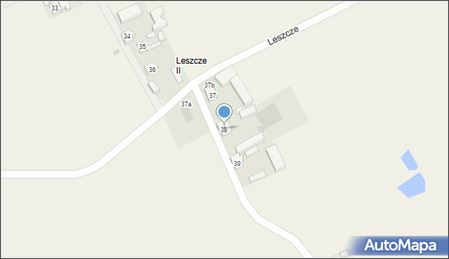 Leszcze, Leszcze, 38, mapa Leszcze