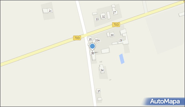 Leszcze, Leszcze, 36, mapa Leszcze