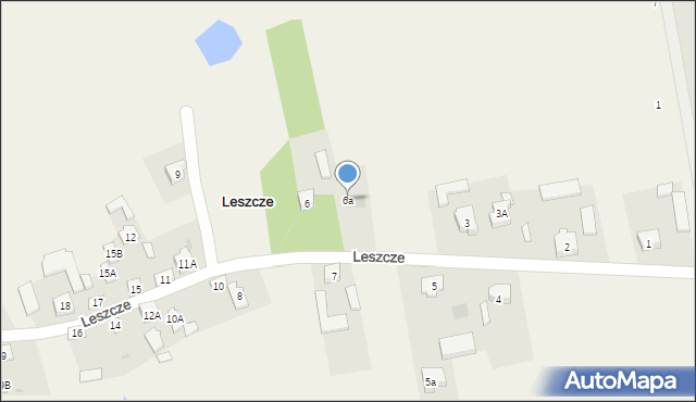 Leszcze, Leszcze, 6a, mapa Leszcze