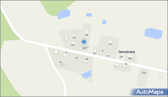 Leszczewek, Leszczewek, 36D, mapa Leszczewek