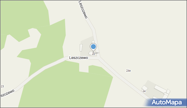 Leszczewo, Leszczewo, 22, mapa Leszczewo