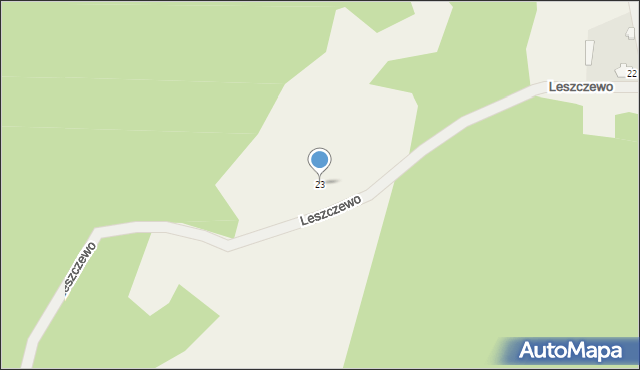 Leszczewo, Leszczewo, 23, mapa Leszczewo