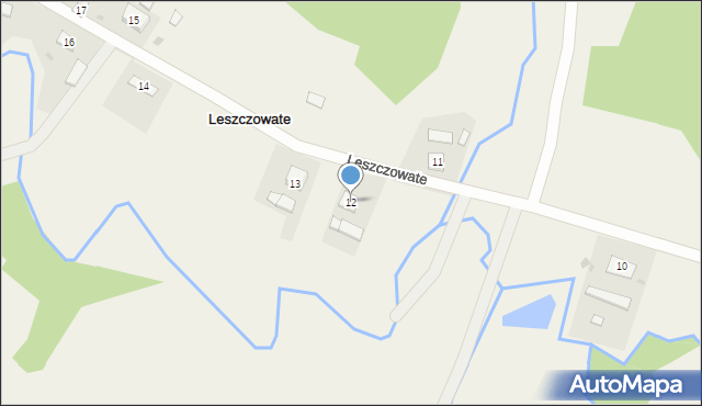 Leszczowate, Leszczowate, 12, mapa Leszczowate