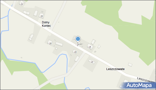 Leszczowate, Leszczowate, 17, mapa Leszczowate