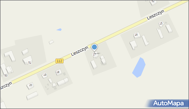 Leszczyn, Leszczyn, 17, mapa Leszczyn