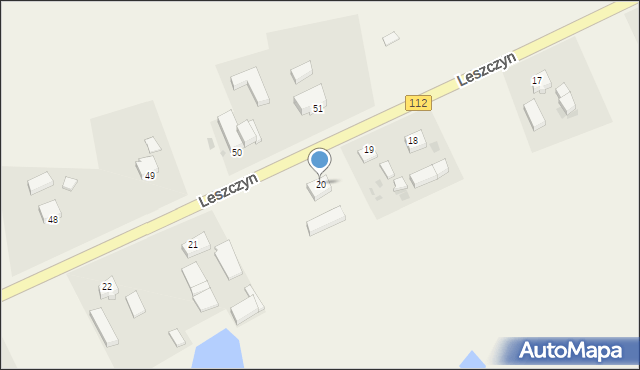 Leszczyn, Leszczyn, 20, mapa Leszczyn