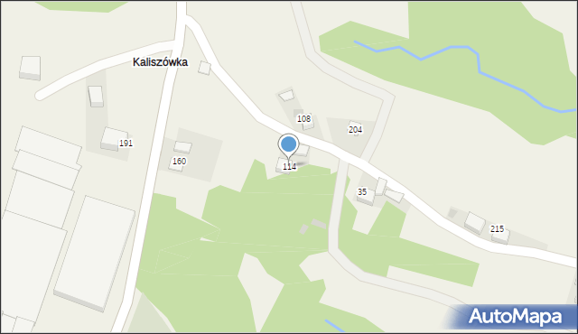 Leszczyna, Leszczyna, 114, mapa Leszczyna