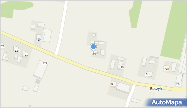 Leszczyna, Leszczyna, 119, mapa Leszczyna