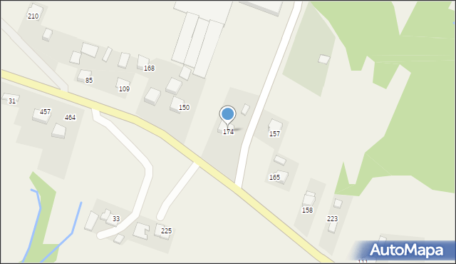 Leszczyna, Leszczyna, 174, mapa Leszczyna