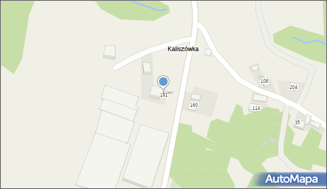 Leszczyna, Leszczyna, 191, mapa Leszczyna