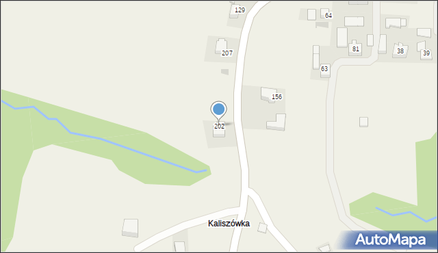 Leszczyna, Leszczyna, 202, mapa Leszczyna