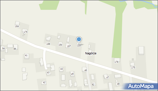 Leszczyna, Leszczyna, 220, mapa Leszczyna