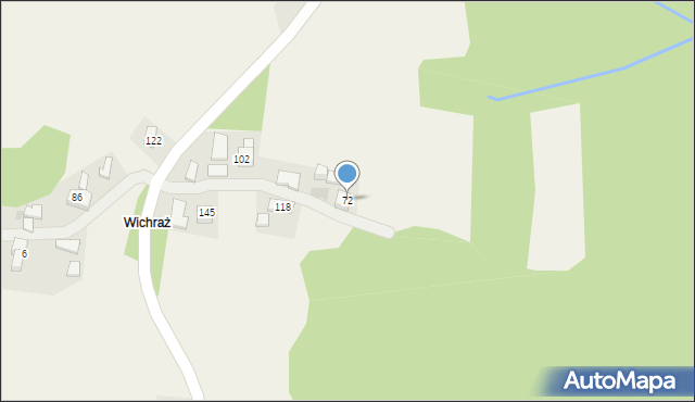 Leszczyna, Leszczyna, 72, mapa Leszczyna