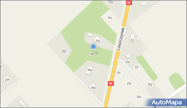 Leszczynek, Leszczynek, 55, mapa Leszczynek