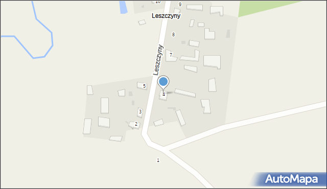 Leszczyny, Leszczyny, 4, mapa Leszczyny