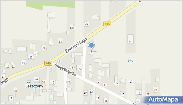 Leszczyny, Leszczyny, 63B, mapa Leszczyny