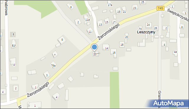 Leszczyny, Leszczyny, 77a, mapa Leszczyny