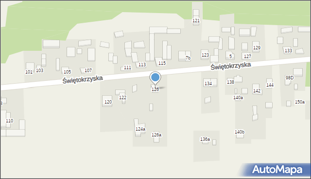 Leszczyny, Leszczyny, 8a, mapa Leszczyny