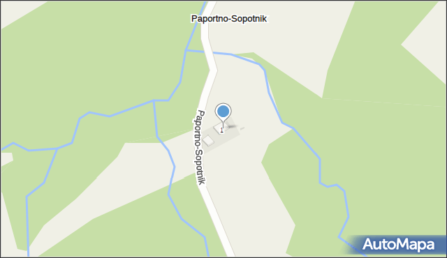 Leszczyny, Leszczyny, 1, mapa Leszczyny