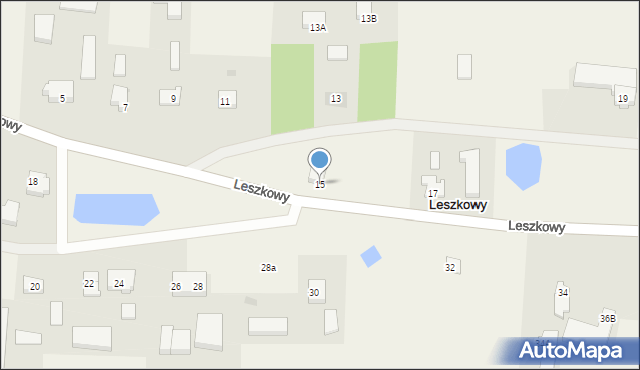 Leszkowy, Leszkowy, 15, mapa Leszkowy