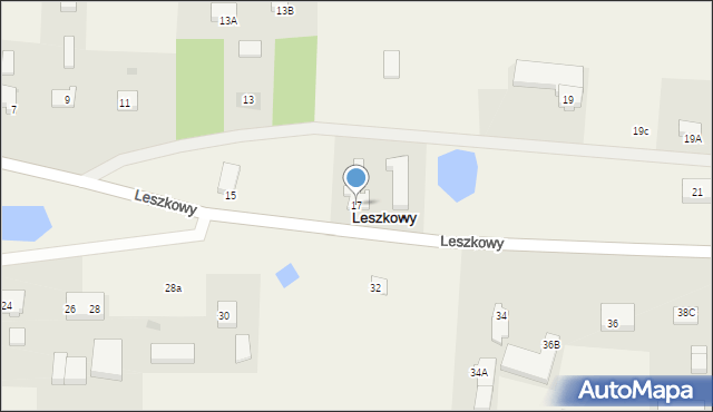 Leszkowy, Leszkowy, 17, mapa Leszkowy