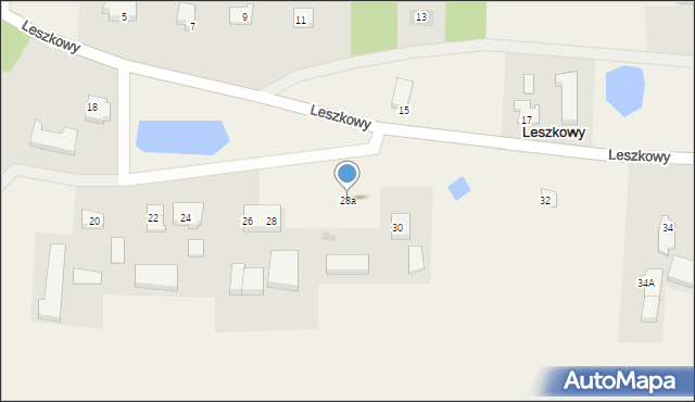 Leszkowy, Leszkowy, 28a, mapa Leszkowy