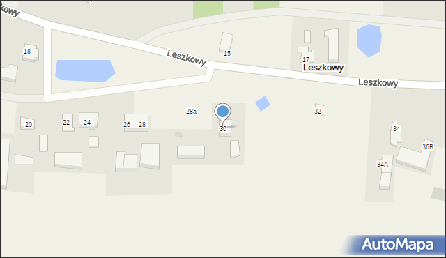 Leszkowy, Leszkowy, 30, mapa Leszkowy