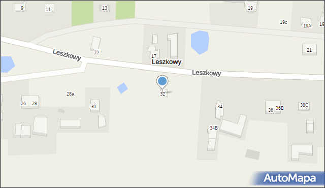 Leszkowy, Leszkowy, 32, mapa Leszkowy