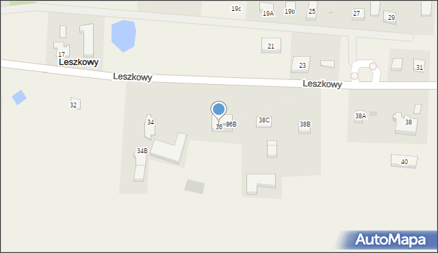 Leszkowy, Leszkowy, 36, mapa Leszkowy