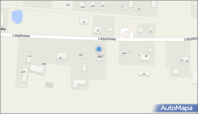 Leszkowy, Leszkowy, 38B, mapa Leszkowy