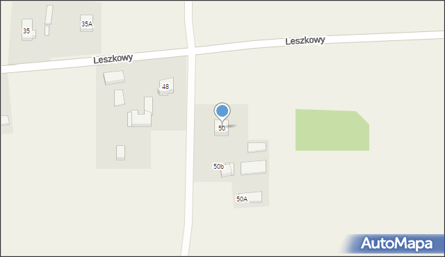 Leszkowy, Leszkowy, 50, mapa Leszkowy