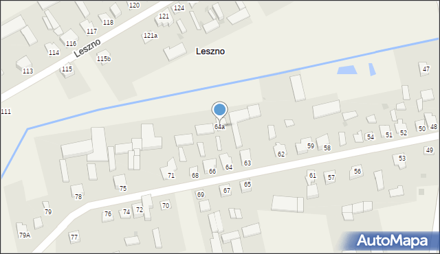 Leszno, Leszno, 64a, mapa Leszno
