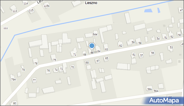 Leszno, Leszno, 66, mapa Leszno