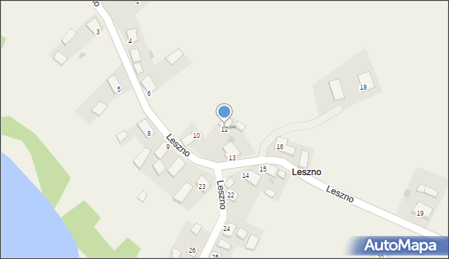 Leszno, Leszno, 12, mapa Leszno