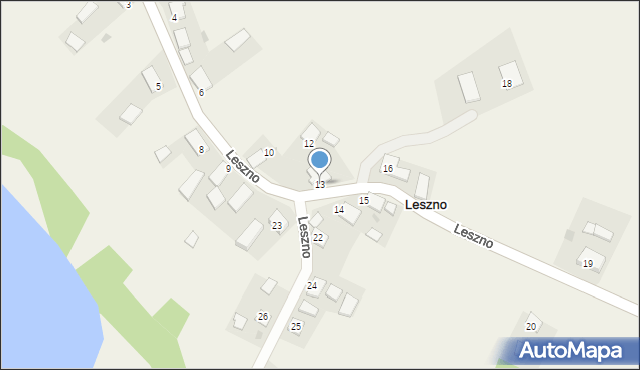 Leszno, Leszno, 13, mapa Leszno