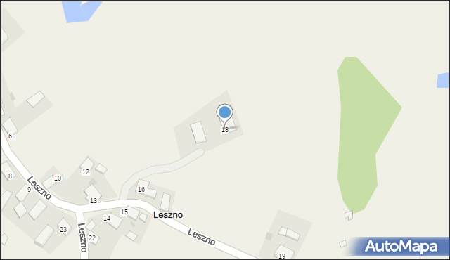 Leszno, Leszno, 18, mapa Leszno